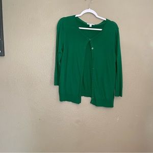 Green Cardigan